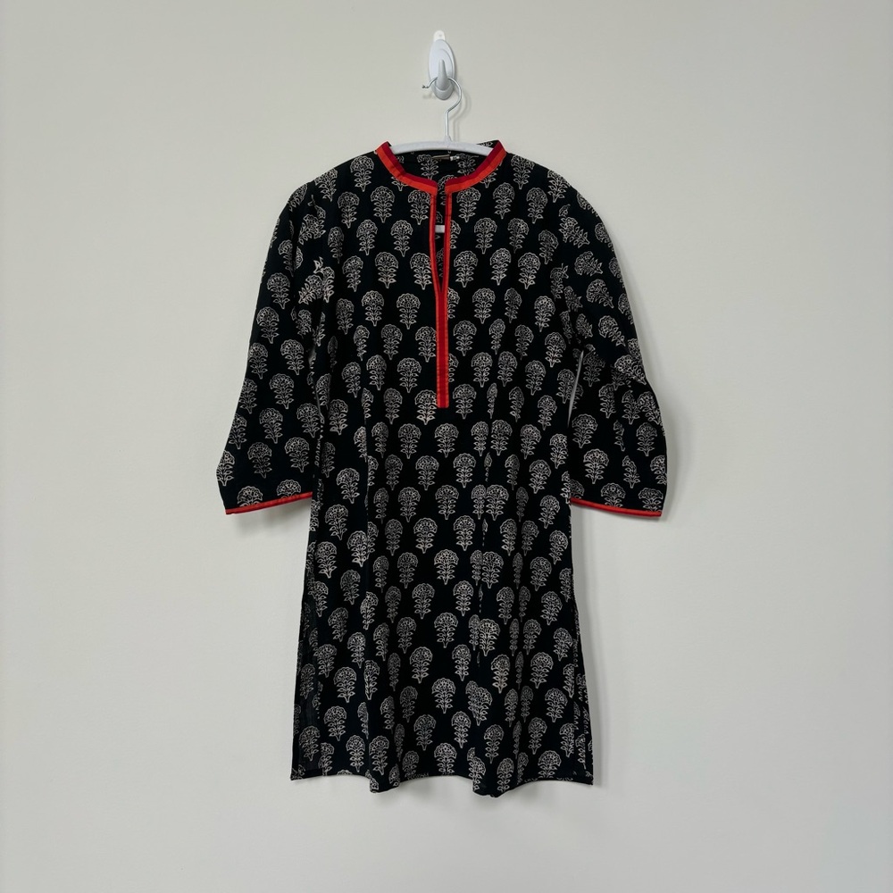 Black Cotton Kurti